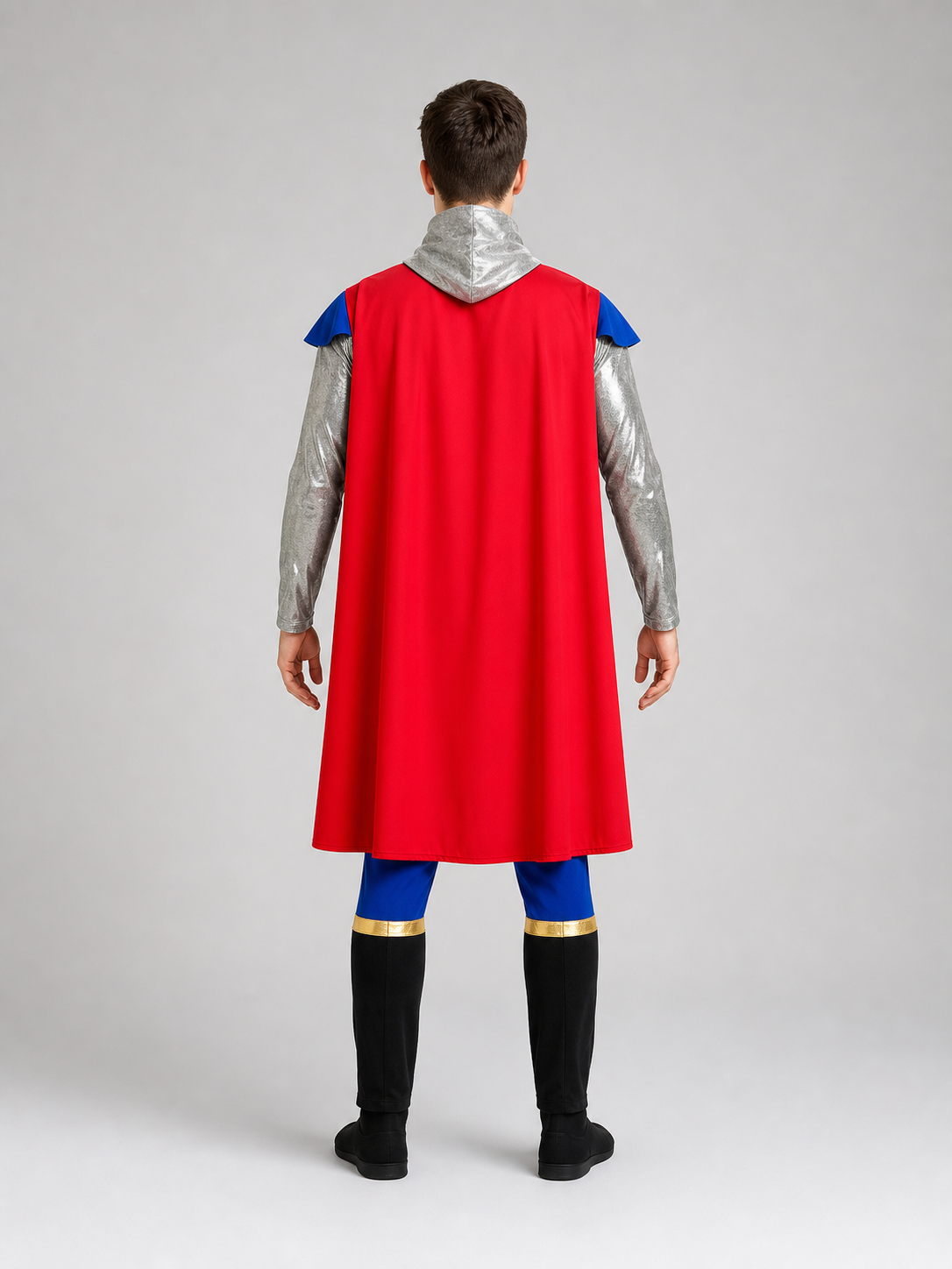 Crusader Cosplay Costume with Hood and Cloak