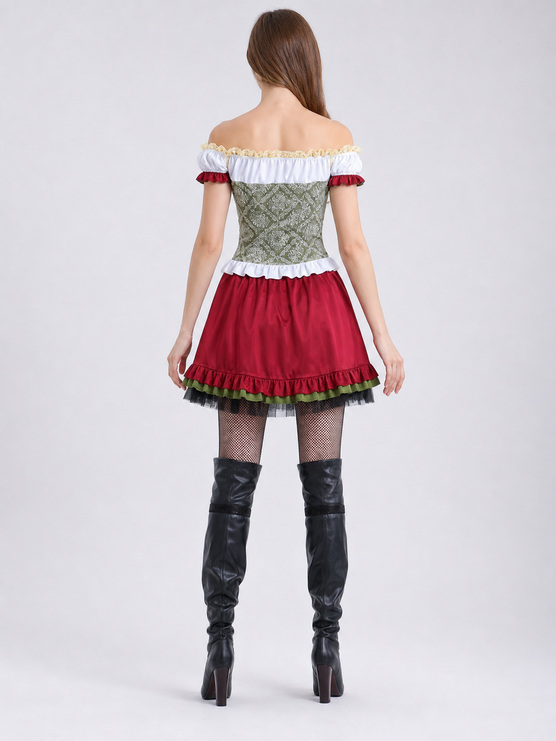 Bavarian-Style Carnival Dress for Oktoberfest