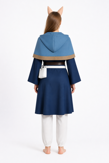 Marcille Cosplay Costume from the Anime Delicious in Dungeon back view