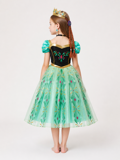 Princess Costume with Accessories for Halloween back view