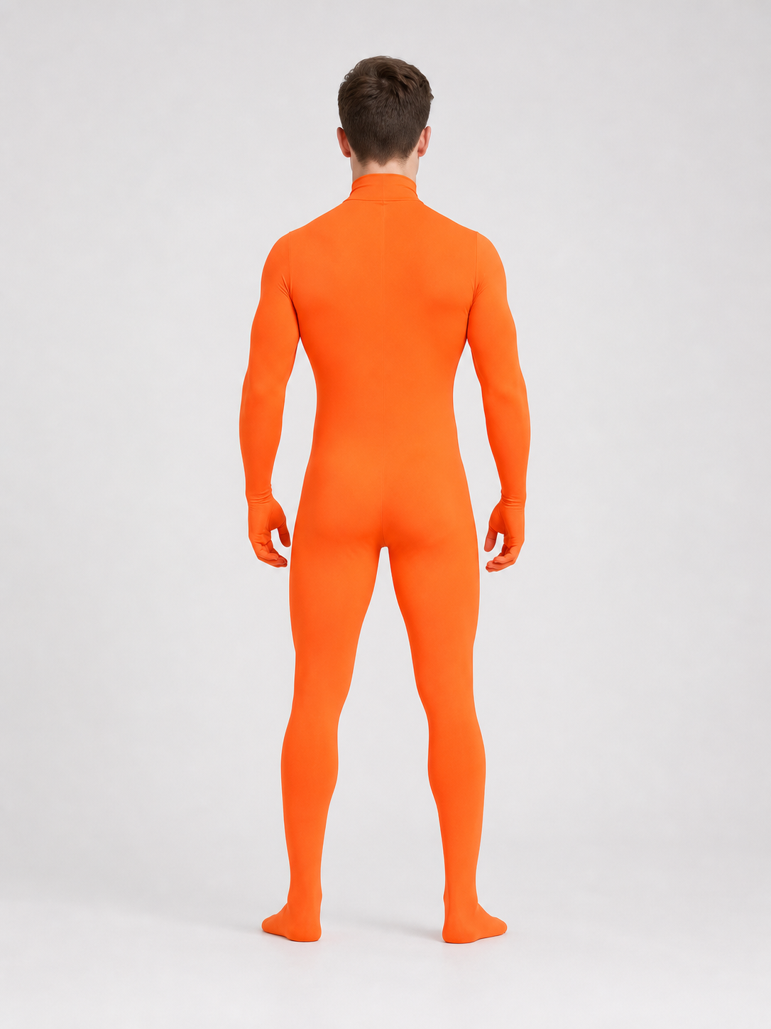 Orange Hooded Morph Suit for Cosplay