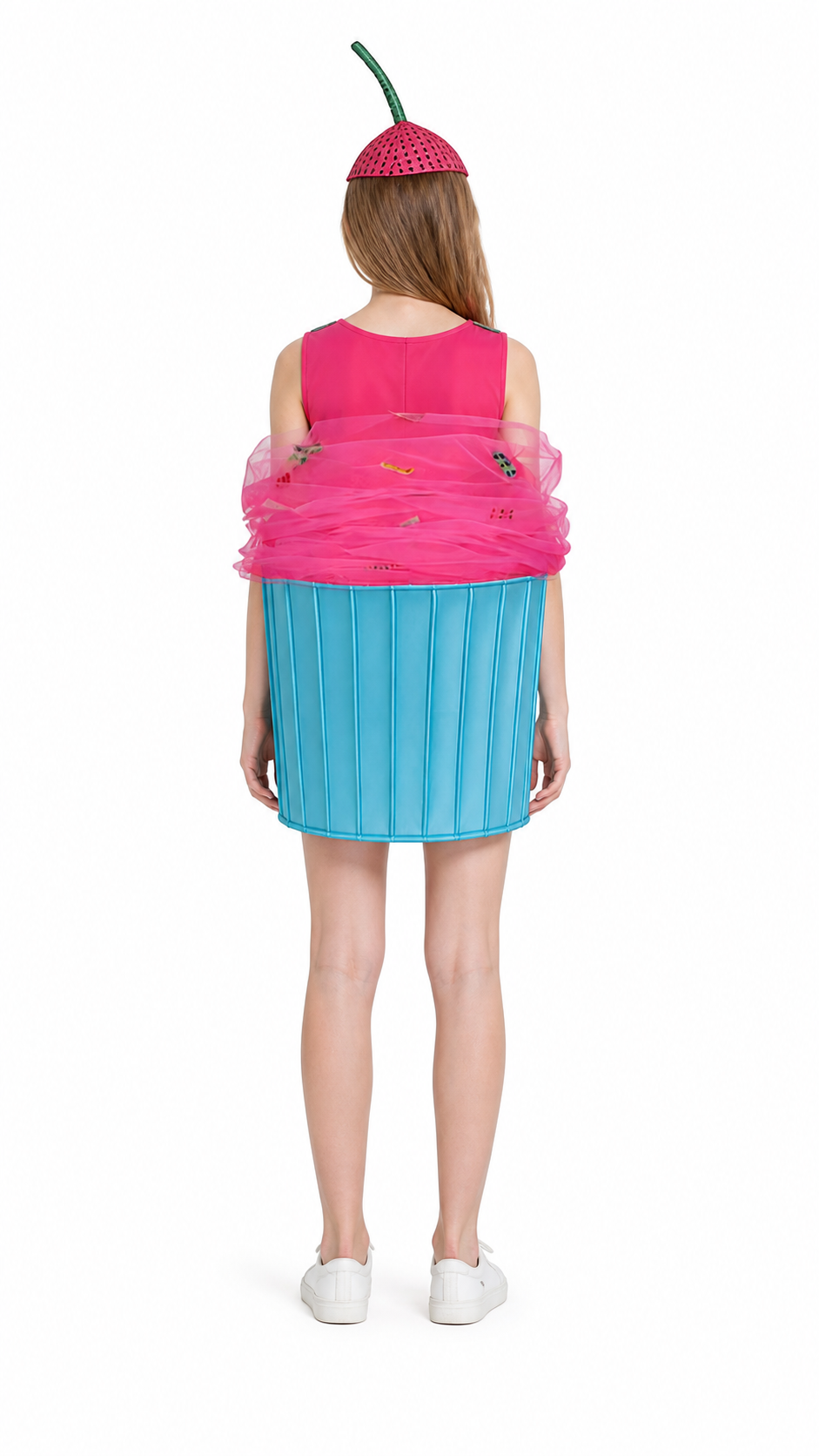 Cupcake Costume Jumpsuit for Performances back view