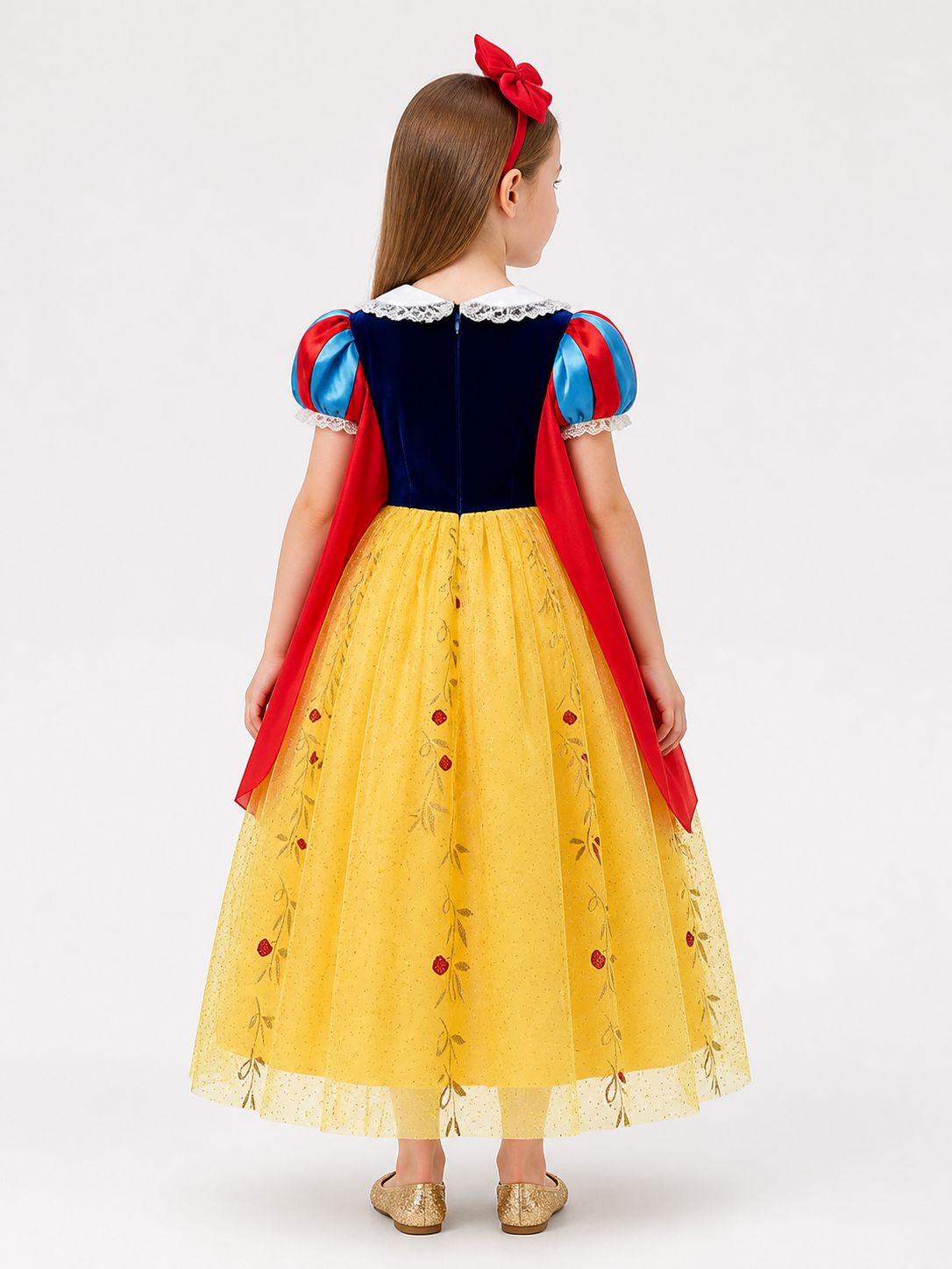 Halloween Princess Costume with Apple back view