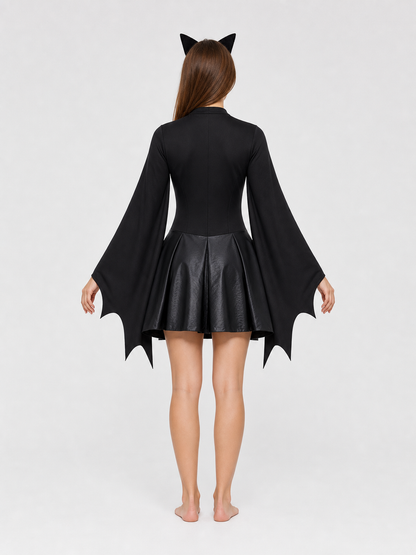 Bat Costume with Wings and Ears