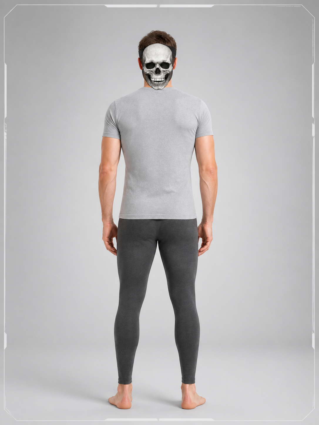 Carnival Skull Mask for Halloween and Cosplay back view