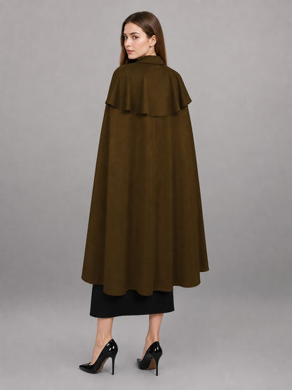 Brown Medieval Costume Cloak