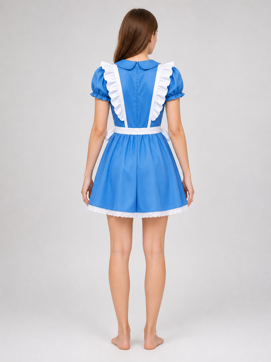 Alice Blue and White Costume Dress with Accessories