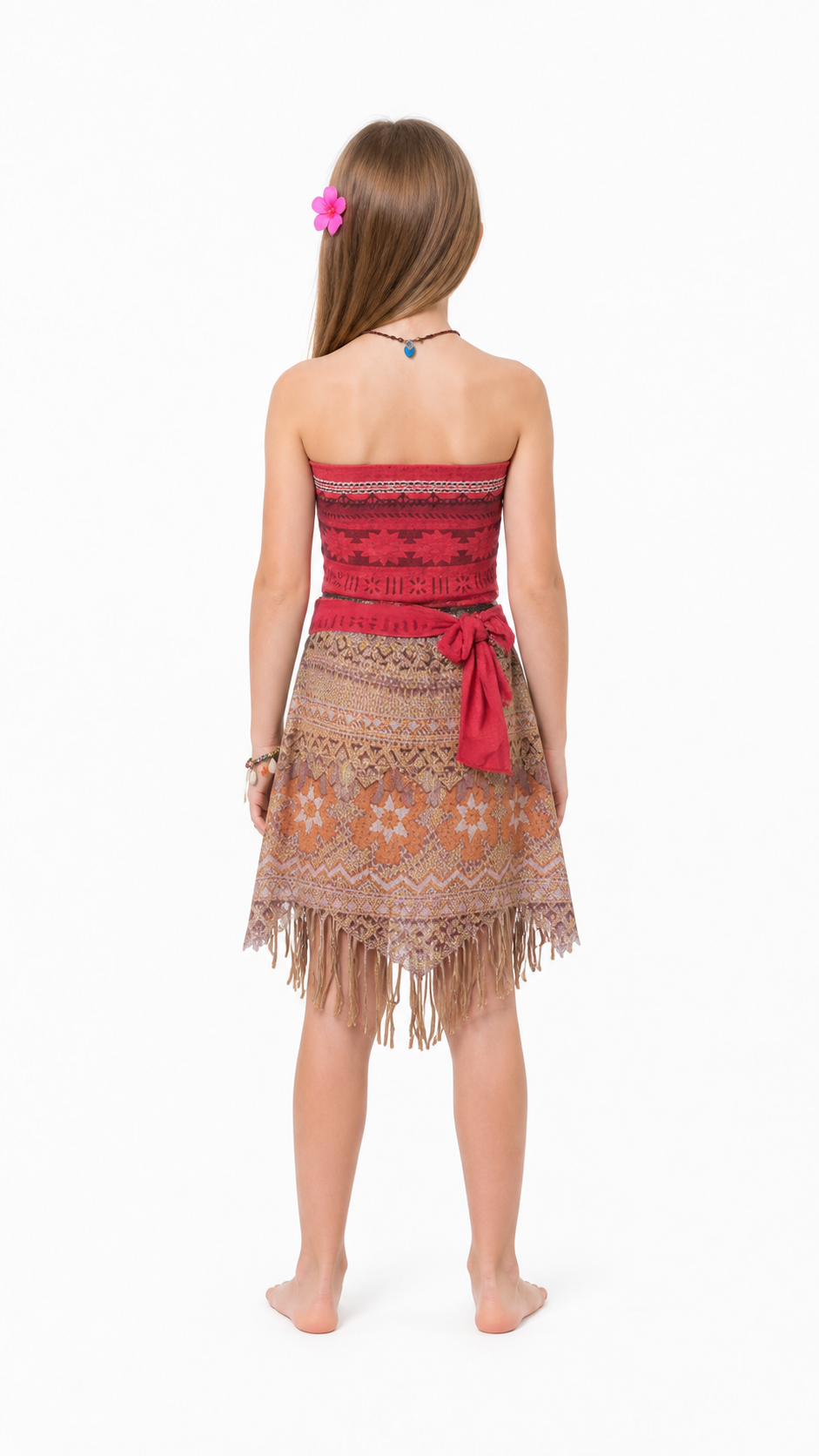 Moana Costume for Kids with Dress and Accessories back view