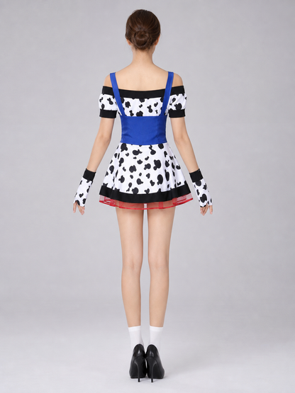 Cow Costume with Ears and Tail