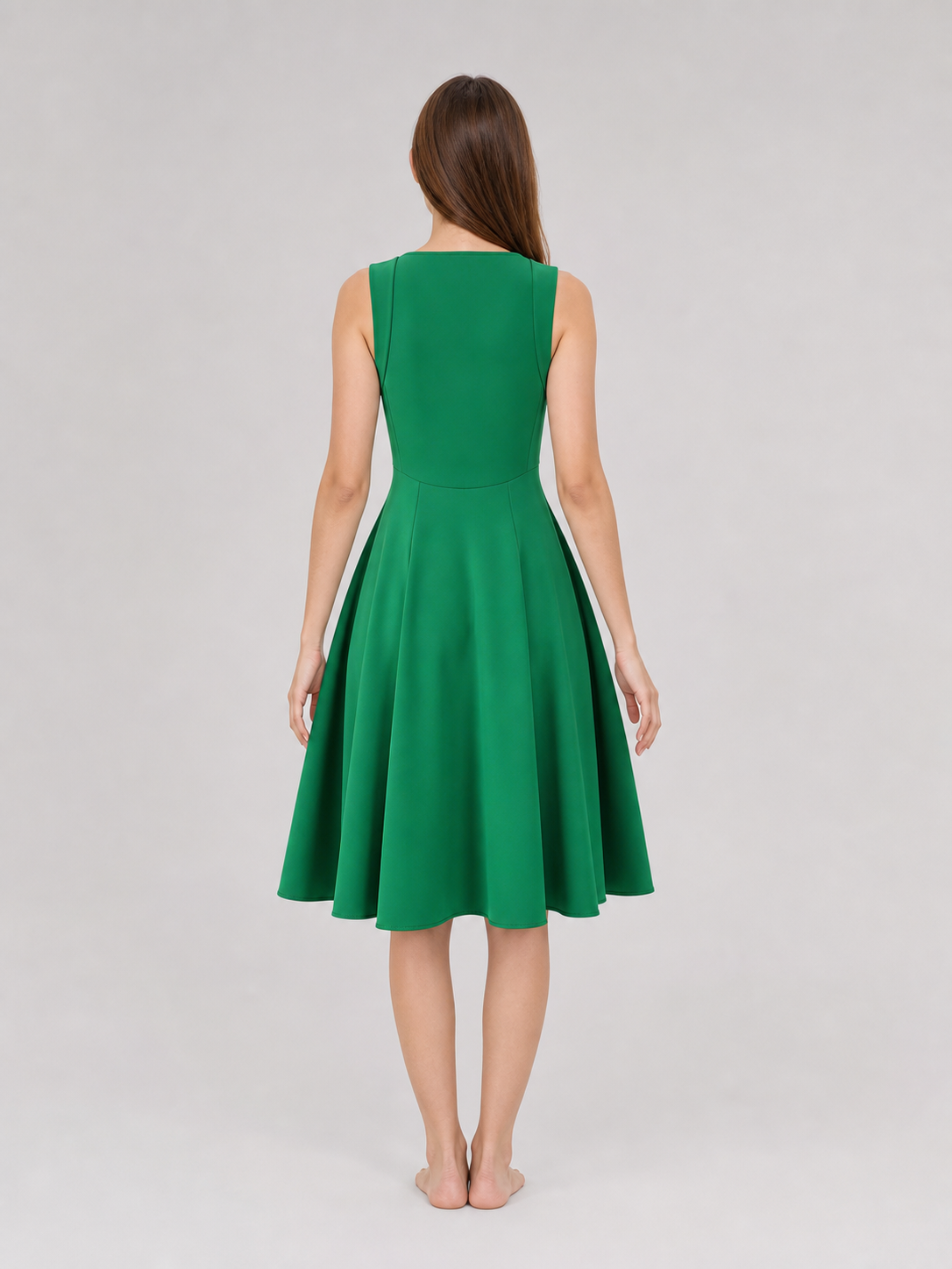 Sleeveless Medieval-Style Dress for Cosplay