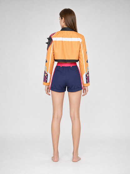 Cosplay Costume: Jacket, Vest, Shorts, and Accessories