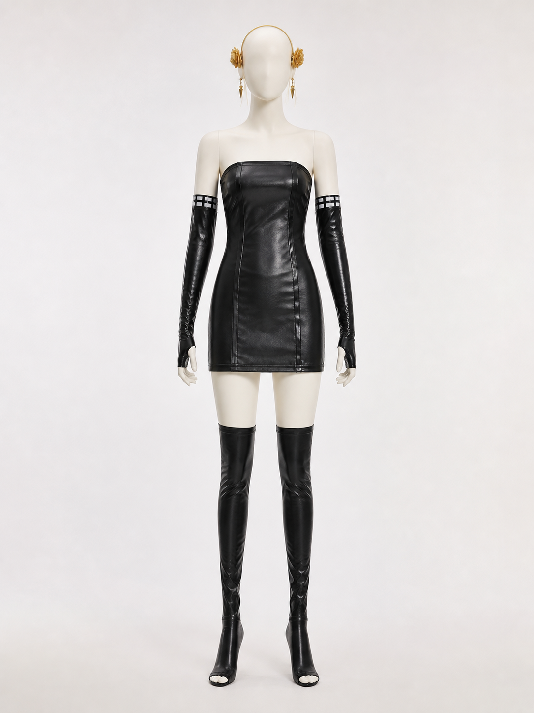 Yor Forger Cosplay Costume from the Anime Spy x Family back view