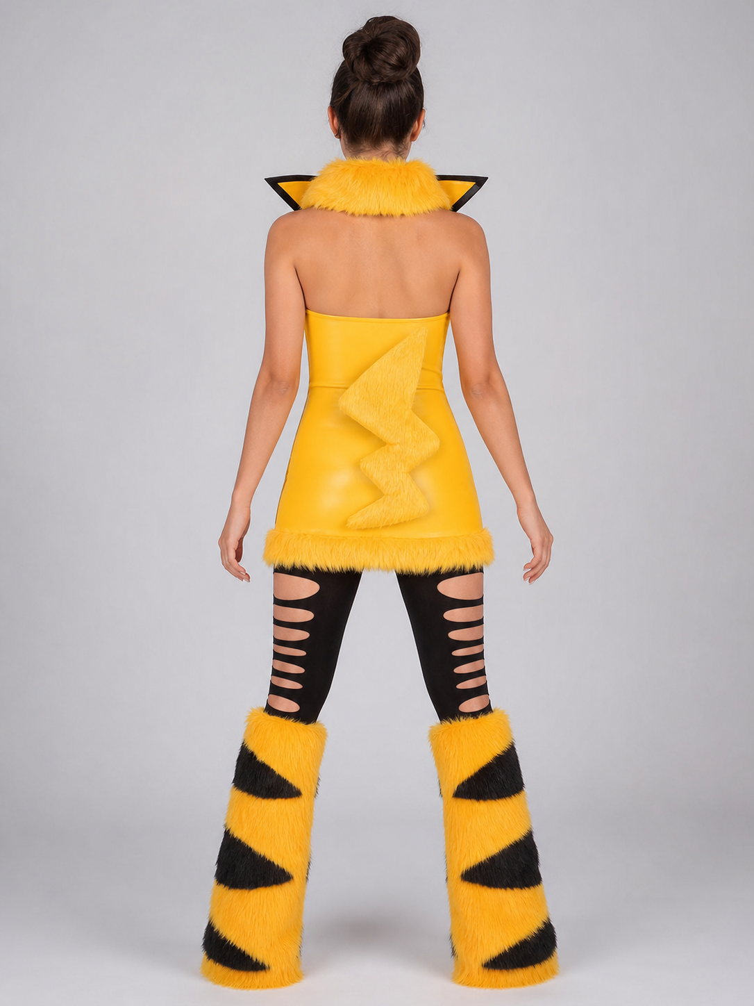 Cosplay Costume with Ears, Tail, and Accessories