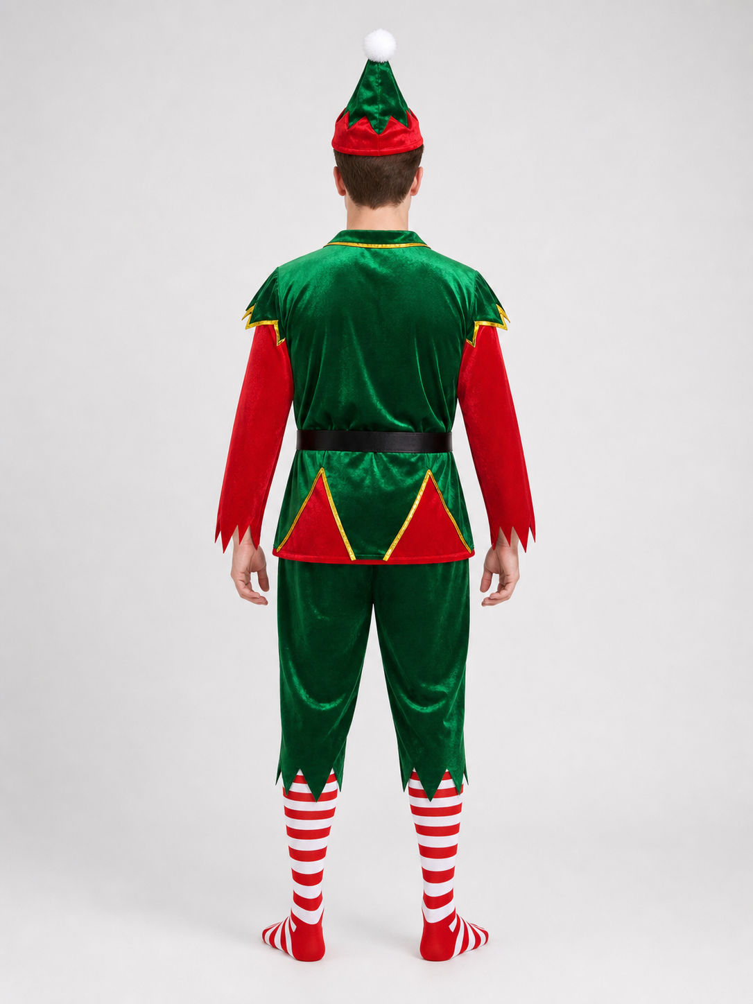 Christmas Elf Costume with Hat and Accessories