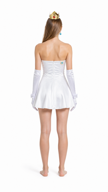 Accessory Set: Crown, Gloves, Earrings back view