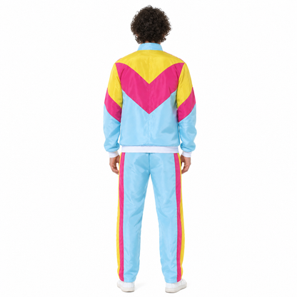 Stage Costume with Geometric Print for Parties back view