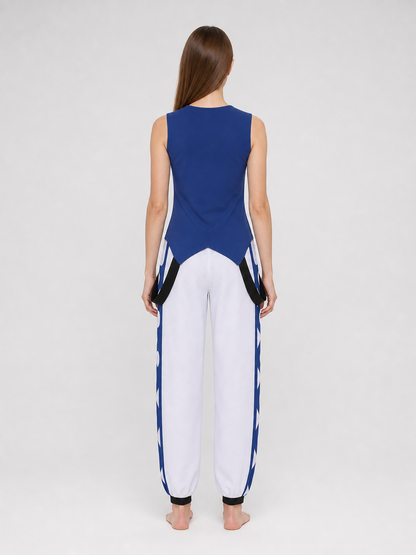 Rimuru Cosplay Costume: Dark Navy Top and Pants