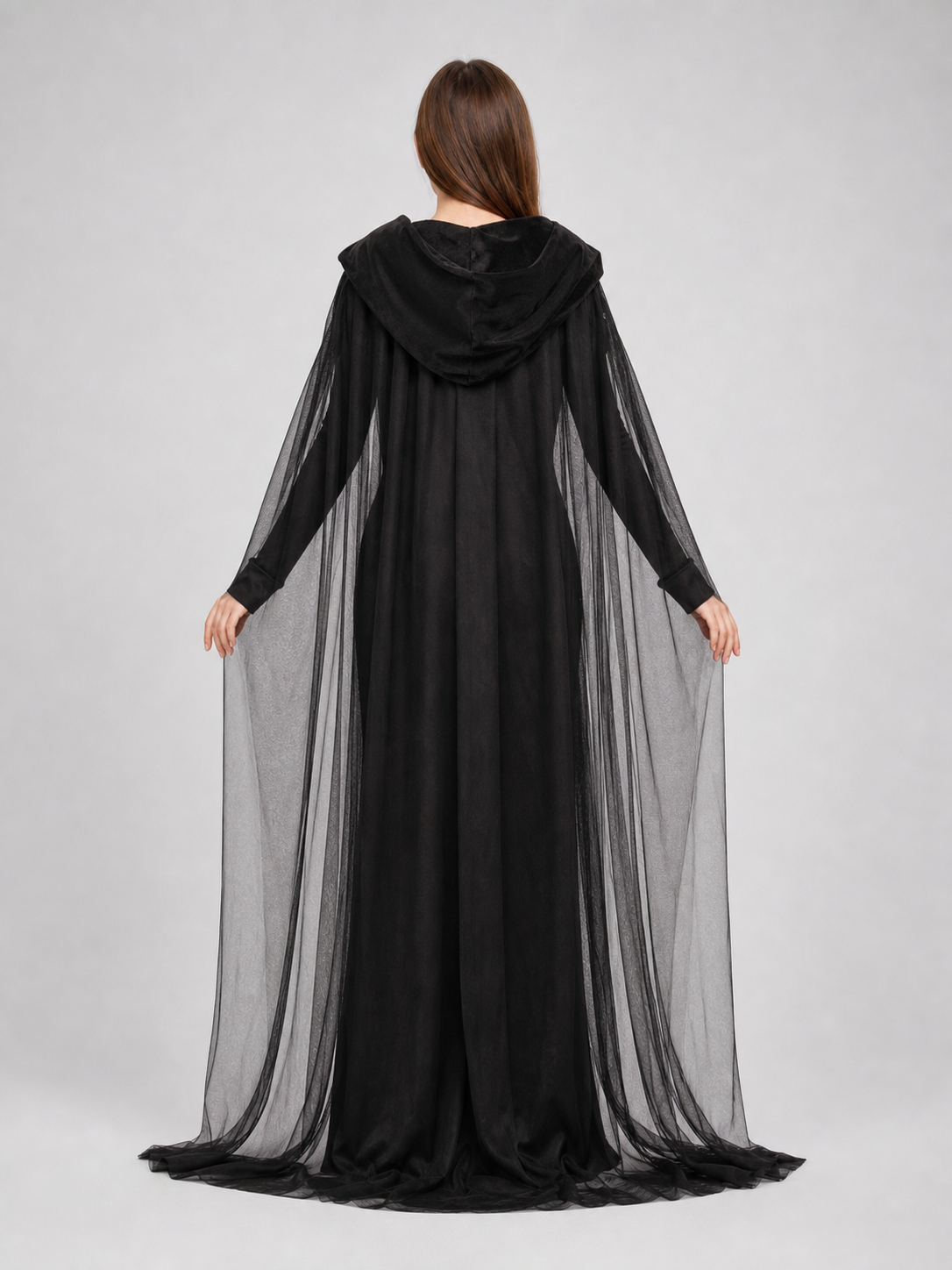 Witch Cosplay Costume with Hood and Cape