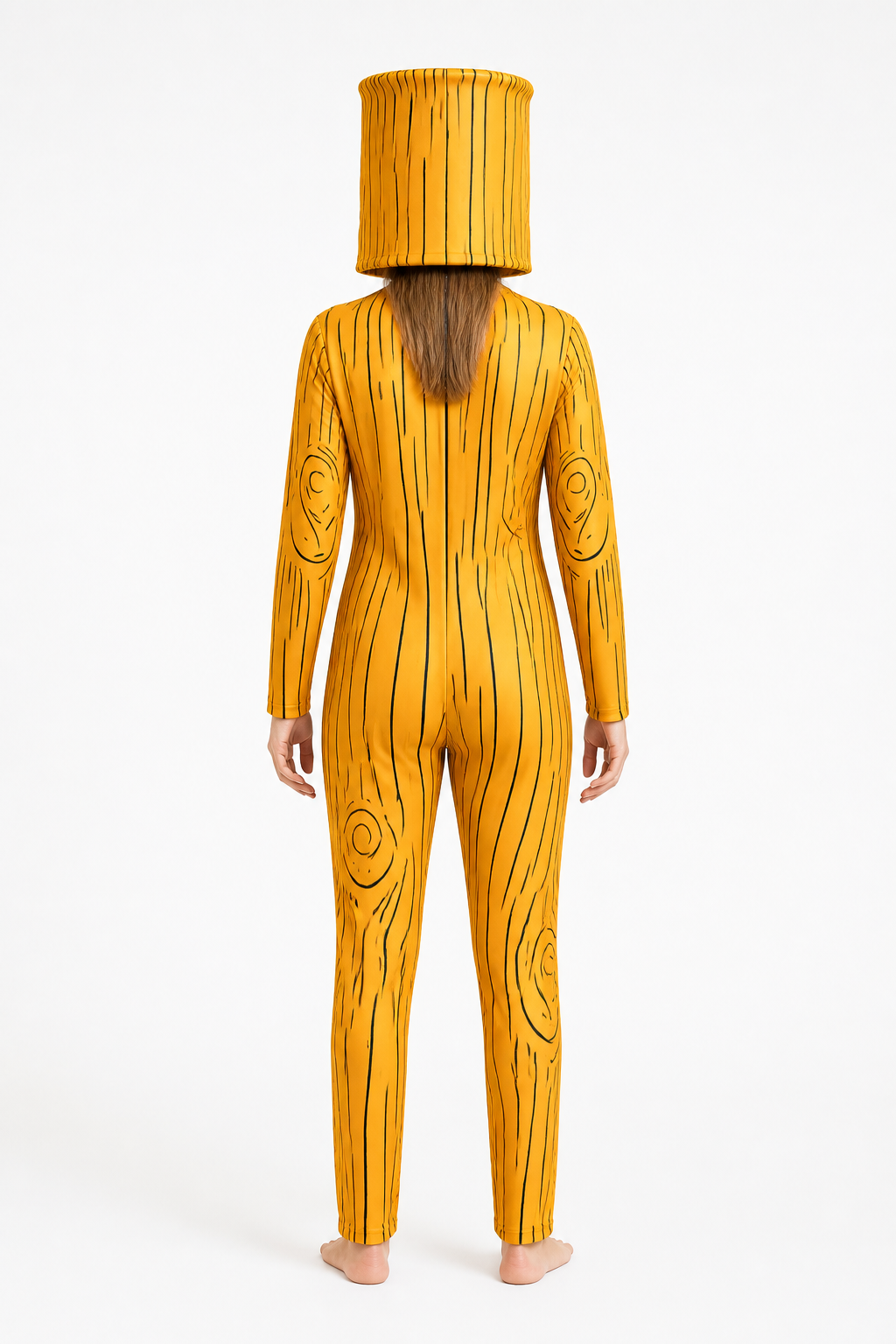 Wooden Man Carnival Costume with Headpiece