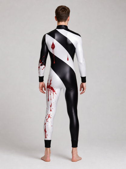 Bloody Clown Costume with Mask for Halloween