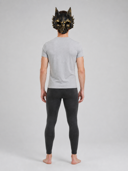 Halloween Carnival Skull Mask Headwear back view