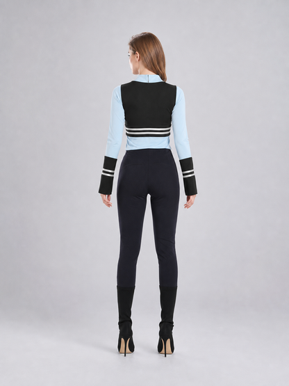 Tactical-Style Police Costume with Bunny Ears back view