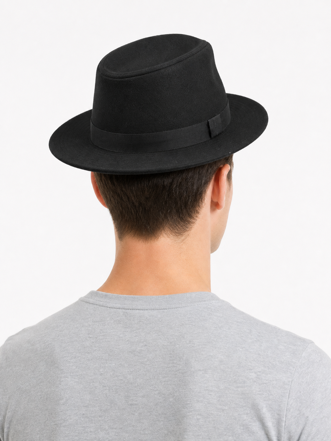Carnival fedora hat with a wide brim
