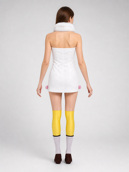 Aries Cosplay Costume from Fairy Tail with Dress