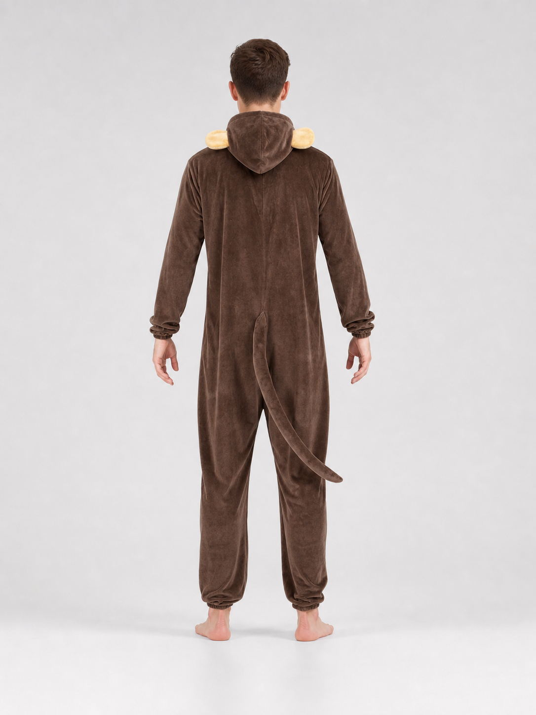 Adult Monkey Kigurumi Costume with Hood