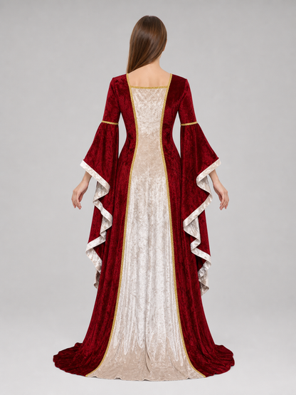 Medieval Renaissance Dress with Sleeves
