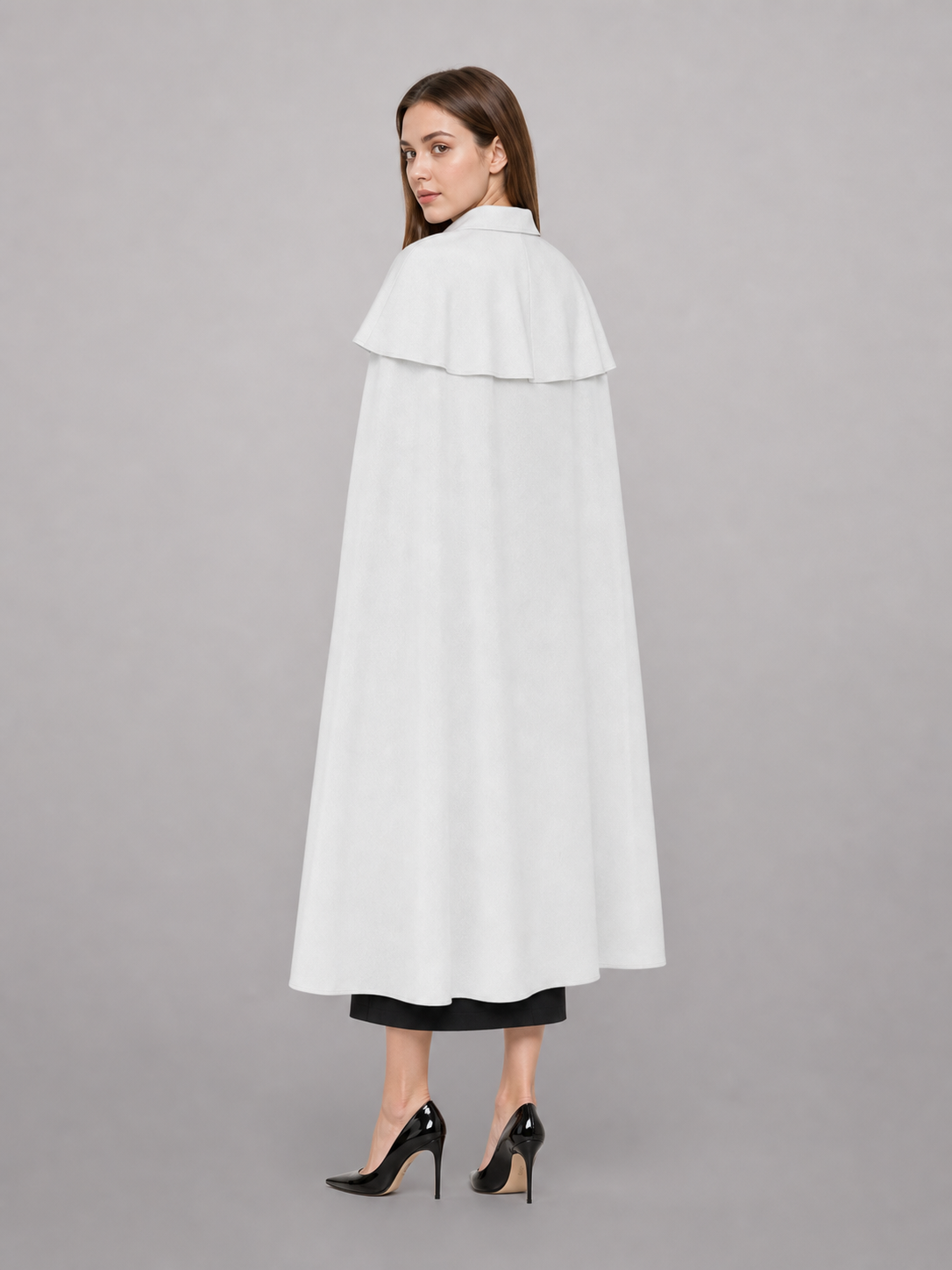 White Costume Cloak, Shirt Dress