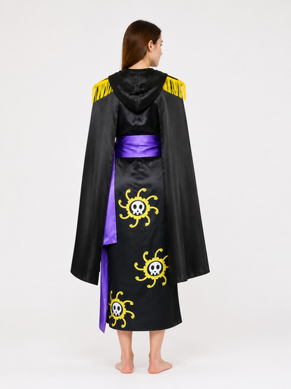 Pirate Costume with Cape and Hood