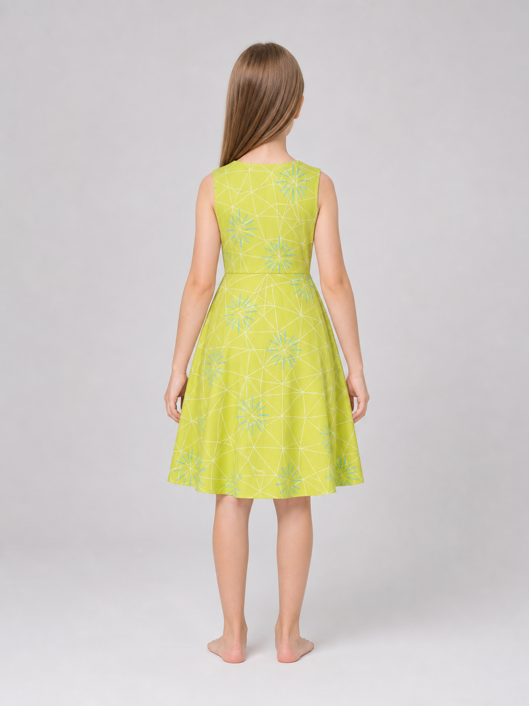 Inside Out 2 Cosplay Dress with Flared Skirt