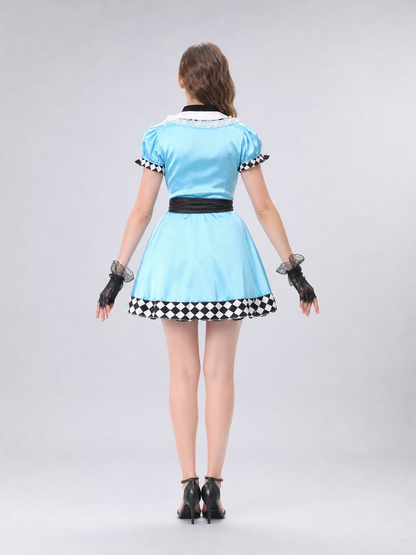Alice Stage Costume with Apron for Cosplay