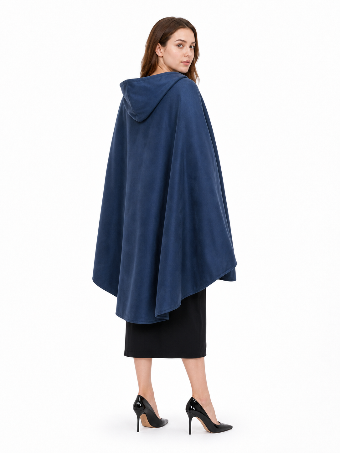 Blue Hooded Carnival Cloak, Medieval