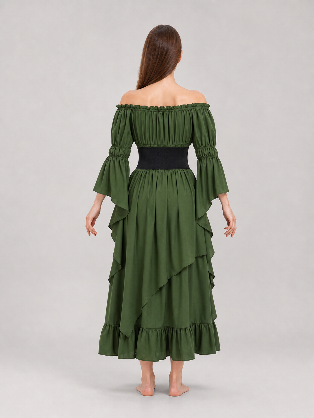 Medieval Off-the-Shoulder Ball Gown