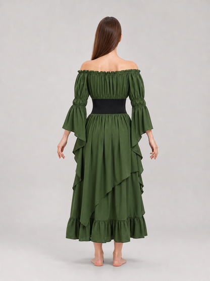 Medieval Off-the-Shoulder Ball Gown