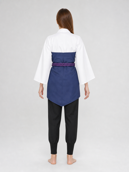 Sasuke Cosplay Costume: Jacket, Pants, and Accessories