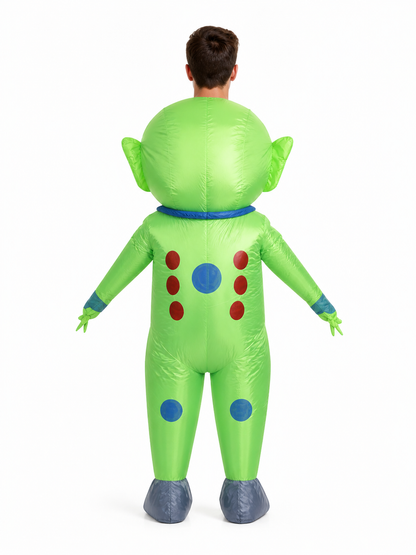 Adult Alien Costume for Halloween back view