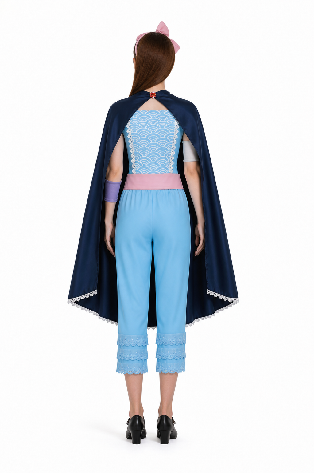 Bo Peep Cosplay Costume with Cape from Toy Story back view