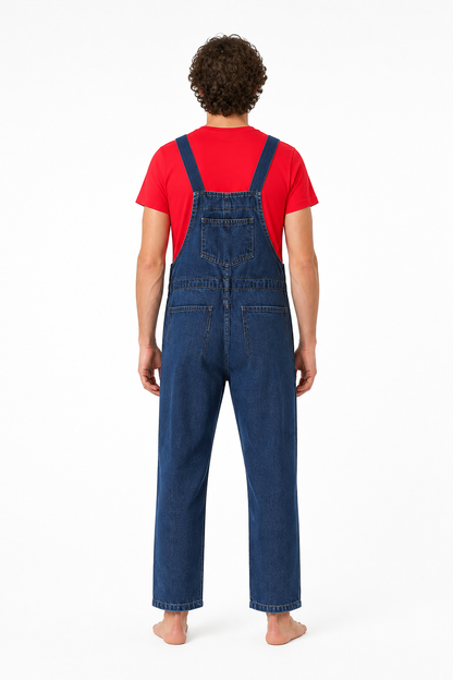 Children’s Set with T-Shirt and Overalls back view