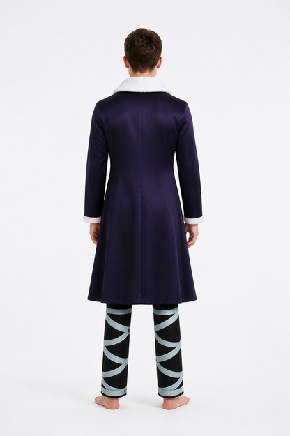 Chrollo Lucifer Cosplay Costume from the Hunter × Hunter Anime back view