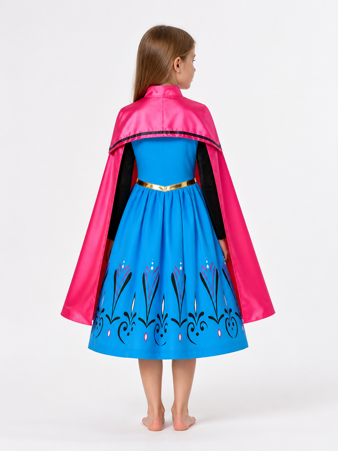 Pink and Blue Princess Costume for Halloween