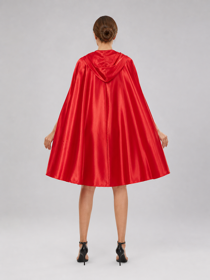Cosplay Costume: Dress and Red Hooded Cape