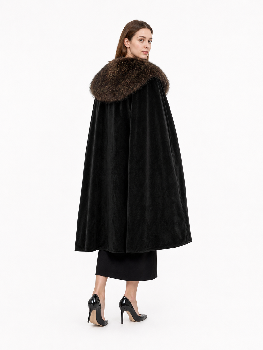 Black and Coffee Carnival Cloak, Medieval