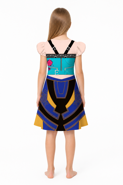 Halloween Printed Costume Dress