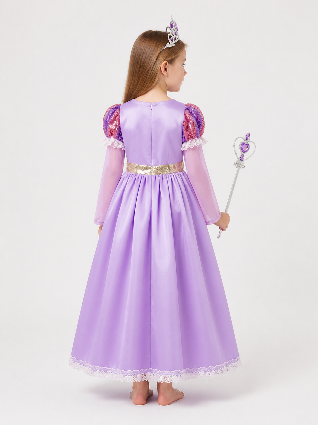 Princess Costume for Halloween and Cosplay back view