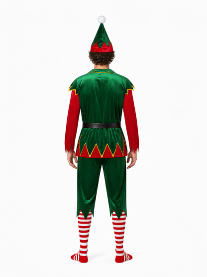 Christmas Elf Costume with Hat and Belt