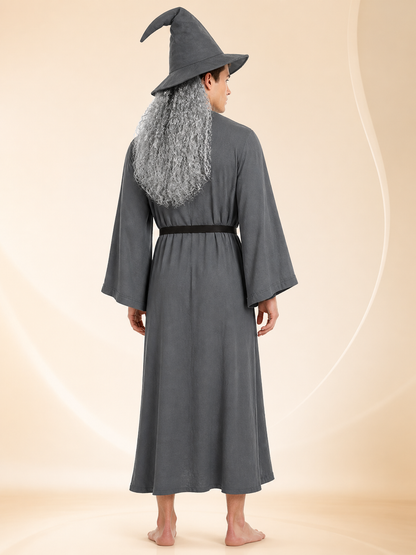 Wizard Costume: Robe, Hat, Beard