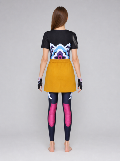 Mila Cosplay Costume: Top, Skirt, Stockings, and Accessories